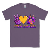 Lavender peace love dogs Classic Tee - AdoDesignShop