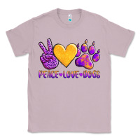 Lilac peace love dogs Classic Tee - AdoDesignShop