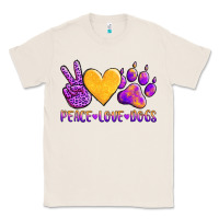 Natural peace love dogs Classic Tee - AdoDesignShop