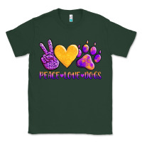 Sports Green peace love dogs Classic Tee - AdoDesignShop