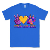 True Royal peace love dogs Classic Tee - AdoDesignShop