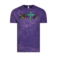 Cloud Purple faith christmas cross Vintage Tee - AdoDesignShop