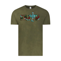 Vintage Olive faith christmas cross Vintage Tee - AdoDesignShop