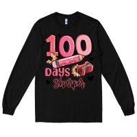 Black 100 days sharper school Long Sleeve Tee - MaliasSmallBusiness
