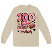 Mushroom 100 days sharper school Long Sleeve Tee - MaliasSmallBusiness