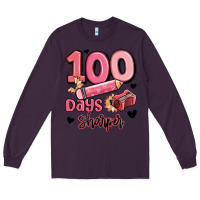 Plum 100 days sharper school Long Sleeve Tee - MaliasSmallBusiness