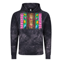 Cloud Black easter leopard egg bunny brush stroke Vintage Hoodie - Artiststas