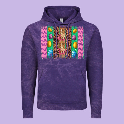 Easter Leopard Egg Bunny Brush Stroke Vintage Hoodie Designed By Artiststas