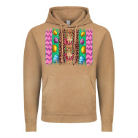 Vintage Camel easter leopard egg bunny brush stroke Vintage Hoodie - Artiststas