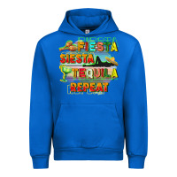 Cobalt Fiesta siesta tequila repeat Urban Hoodie - FaDigitalArtStudio