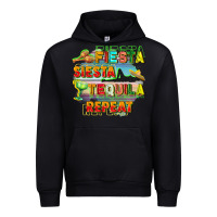 Foreset Green Fiesta siesta tequila repeat Urban Hoodie - FaDigitalArtStudio