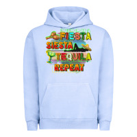 Pigment Grape Ice Fiesta siesta tequila repeat Urban Hoodie - FaDigitalArtStudio