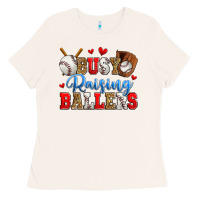 Bone busy raising ballers baseball Ladies Tee - Zillion Design Studio