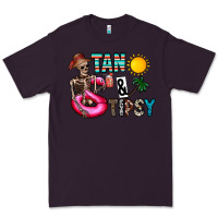 Plum Tan Tipsy Premium Tee - CowhideDigitalArt