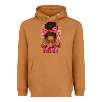 Meerkat one loved mama afro messy bun Heavyweight Hoodie - texasbilliewilder