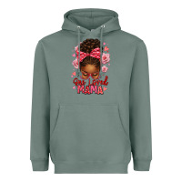 Sage one loved mama afro messy bun Heavyweight Hoodie - texasbilliewilder