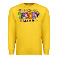 Lemon Halloween Spooky Mama Premium Sweatshirt - texasbilliewilder