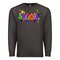 Smoke Halloween Spooky Mama Premium Sweatshirt - texasbilliewilder