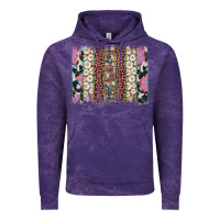 Cloud Purple easter leopard cowhide bunny brush stroke Vintage Hoodie - Artiststas