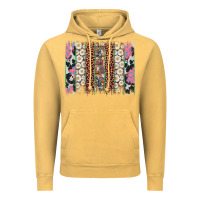 Vintage Mustard easter leopard cowhide bunny brush stroke Vintage Hoodie - Artiststas