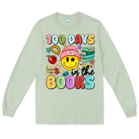 Matcha 100 days in the books Long Sleeve Tee - MaliasSmallBusiness