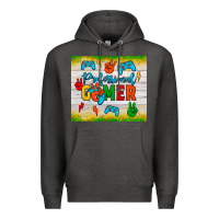 Charcoal Heather professional gamer Premium Hoodie - JahusDesignShop