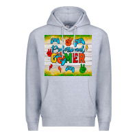 Heather Grey professional gamer Premium Hoodie - JahusDesignShop