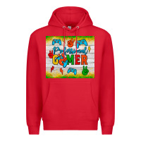 Red professional gamer Premium Hoodie - JahusDesignShop