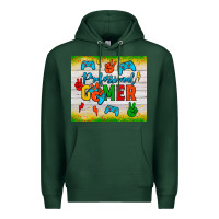Sports Green professional gamer Premium Hoodie - JahusDesignShop