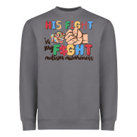 Storm his fight is my fight autism awareness Heavyweight Sweatshirt - MaliasSmallBusiness