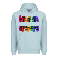 Blue Mist custom name crayons Premium Hoodie - texasbilliewilder