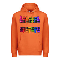 Carrot custom name crayons Premium Hoodie - texasbilliewilder