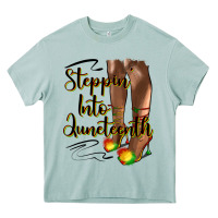 Arona steppin' into juneteenth heels Heavy Core Tee - HRA Design Shop