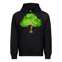 Black tree fa element 1 Urban Hoodie - FaDigitalArtStudio