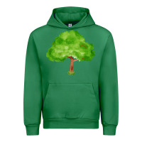 Emerald tree fa element 1 Urban Hoodie - FaDigitalArtStudio