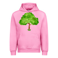 Fuchsia Pink tree fa element 1 Urban Hoodie - FaDigitalArtStudio