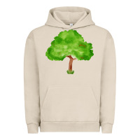 Pigment French Oak tree fa element 1 Urban Hoodie - FaDigitalArtStudio