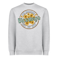 Heather Grey my greatest blessing call me nana Heavyweight Sweatshirt - MaliasSmallBusiness