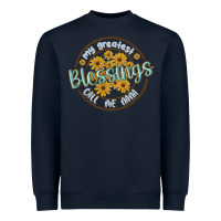 Navy my greatest blessing call me nana Heavyweight Sweatshirt - MaliasSmallBusiness