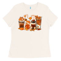 Bone Fall Coffee Cups Ladies Tee - texasbilliewilder