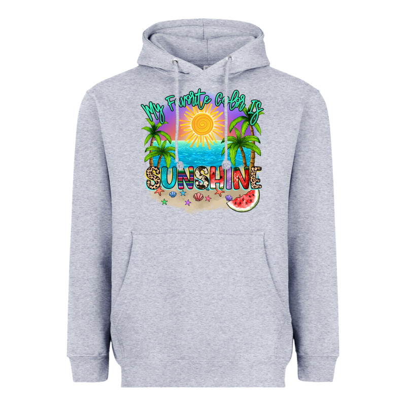 My Favorite Color Is Sunshine Heavyweight Hoodie by NancyCooperArtShop | Teevron