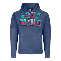 Vintage Denim be mine western valentine's day no background Vintage Hoodie - AdoDesignShop