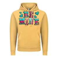 Vintage Mustard be mine western valentine's day no background Vintage Hoodie - AdoDesignShop