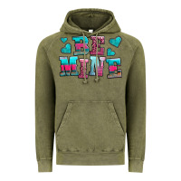 Vintage Olive be mine western valentine's day no background Vintage Hoodie - AdoDesignShop