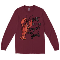 Burgundy got a little cajun in my soul Long Sleeve Tee - MaliasSmallBusiness