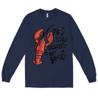 Navy got a little cajun in my soul Long Sleeve Tee - MaliasSmallBusiness