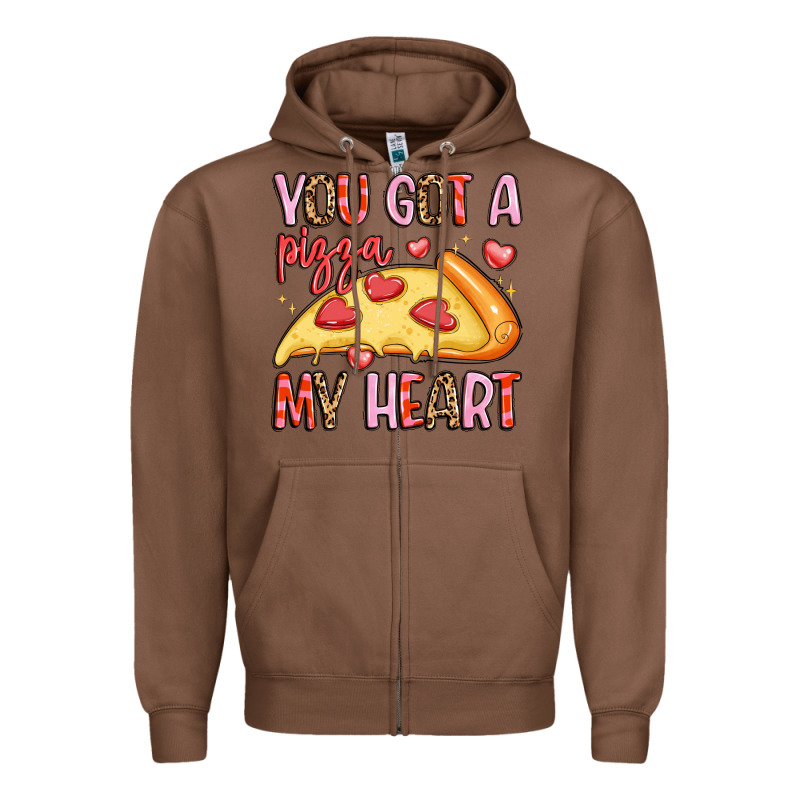 You Got A Pizza My Heart Zipper Hoodie by LillyAllenDesigns | Teevron