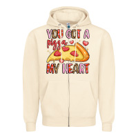 Sandshell you got a pizza my heart Zipper Hoodie - LillyAllenDesigns