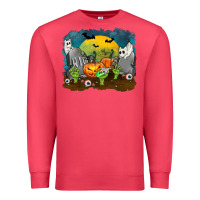 Cardinal Cemetery with Ghost Cats Premium Sweatshirt - texasbilliewilder