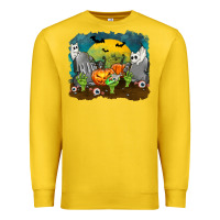 Lemon Cemetery with Ghost Cats Premium Sweatshirt - texasbilliewilder